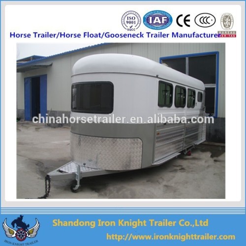Deluxe Three Horse Angle Load Trailer, High Quality Deluxe Three Horse