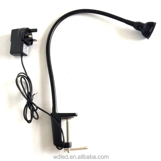 3W 110V 220V Flexible Snake gooseneck clamp lights
