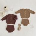 Sleeveless Knitted Children's Sweater One Piece