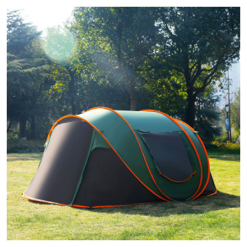 Wasserdichtes Pop-up-Familienzelt für Camping-Wanderungen im Freien-Einfache Einrichtung für 3-8 Personen