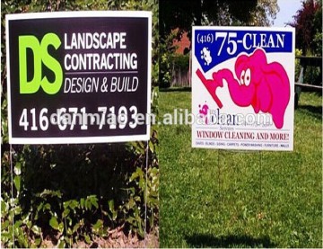 Corflute Signs, different sizes