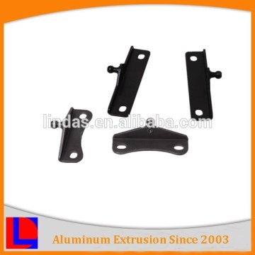Black powder coating aluminum plating metal auto stamping parts for stationery jewelry