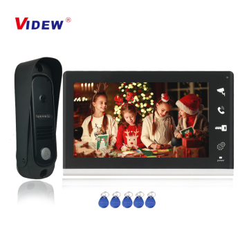Multi-Apartment Hands-Free Audio Doorbell with Keypad and Video Intercom System