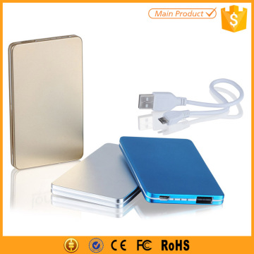 Portable Mini Wholesale Power Bank Card 3000mAh with LED Indicator