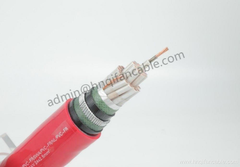 Control cable flexible copper conductor 37×0.75mm2