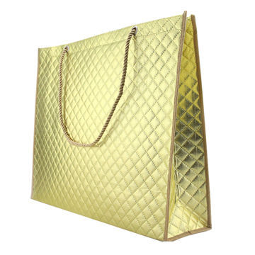 Laminated nonwoven bag, shiny and elegant, simple design