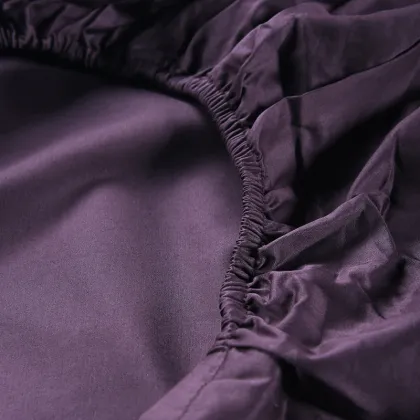 Windsor Purple 100% Egyptian cotton fitted sheet