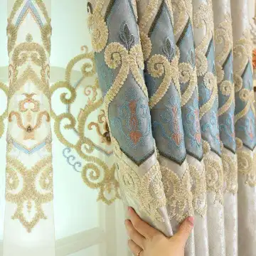 Stylish Luxury Lace Blackout Curtains: Enhancing Your Living Room Décor with Double Layer Window Drapes and Sheer Fabrics