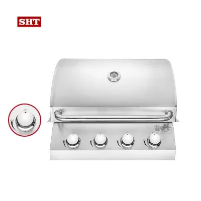 4 Burner Outdoor Kitchen Manufacturers Mini BBQ Grill for Home