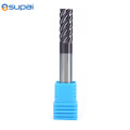 Tungsten Spiral 6 Flute Finishing End Mill