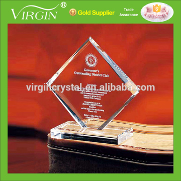 Top seller crystal cube award paperweight for personalized logo design