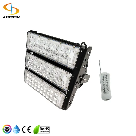 Wireless IP65 Aluminum Body RGB LED Floodlight Projector for Outdoor Decoration