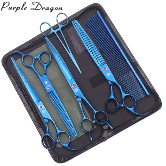 Wholesale Color Printing Dog Grooming Shears Pet Hair Scissors