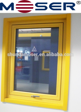 Australian style wood aluminum clad awning single hung window