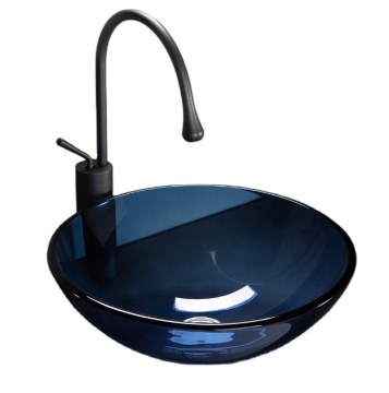 Factory Wholesale Tempered Glass Bathroom Wash Basin Bowl Sink