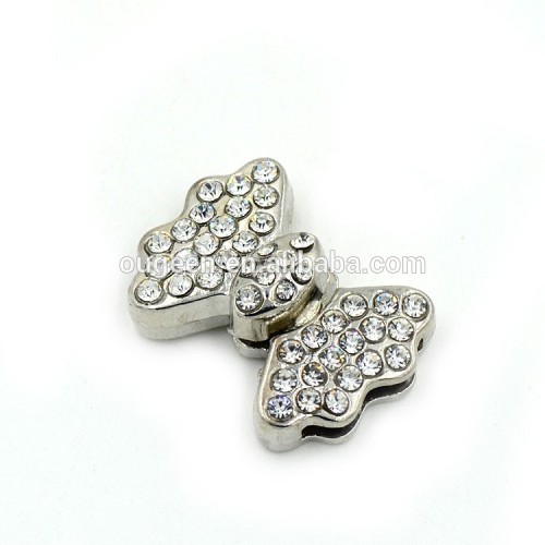 bowknot magnetic buckle with stone connector fashion jewelry belt buckle clasp