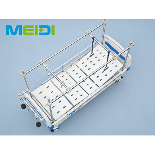 Hot Selling Mobile Perforated Three-Crank Orthopedic Traction Bed
