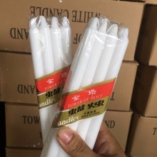 Cây nến màu trắng thon trang trí parafin 20g