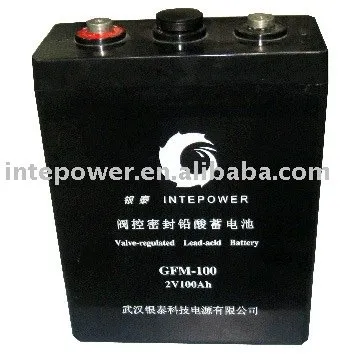 VRLA battery 2V100ah,deep cycle battery