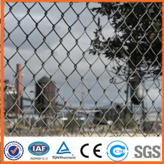 Beautiful galvanized tennis chain link fence