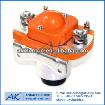 Single pole 400A 12V 24v 48v with or without auxiliary contact electric motor DC Contactor