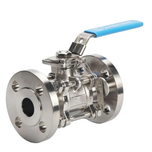 High Platform Manual Flanged 3pc Ball Valve