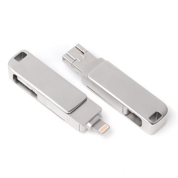 USB de metal OTG 3 EN 1