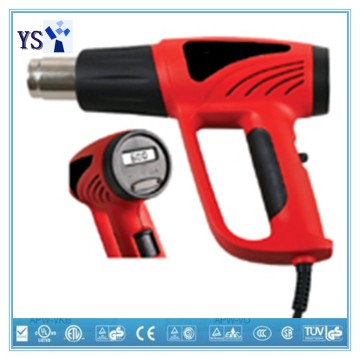 LCD & Adjustable Temperature hot air gun