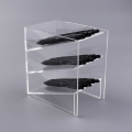 Qabanqaabiyaha Qabanqaabiyaha Qalinka ee loo yaqaan 'Acrylic Pen Holder Organis For Desk'