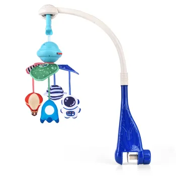 Newborn Bedside Rotating Pendant: Baby Electric Music Bed with Remote Control Early Education Music Box