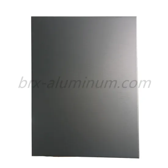 Custom Sandblasted Anodized Aluminum Alloy Sheet