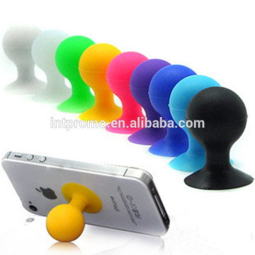 Silicone Mobile Phone Sucker stand/Sucker Holder for iphone mobile phone sucker