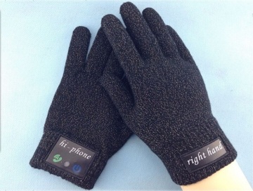 top quality best sale made in China blue tooth gloves