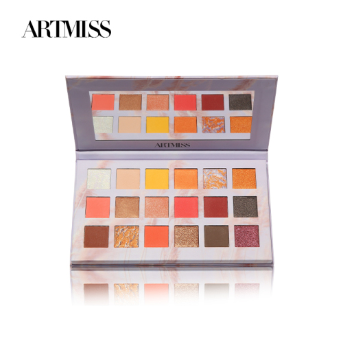 ARTMISS 18 Farben Make-up Pigmentierte Glitter Palette EyeShadow