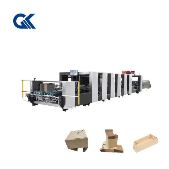 4 Points 6 Corner Out Packaging Corrugated Box Folder Gluer