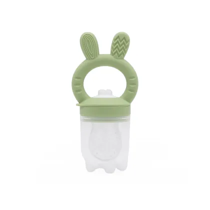 Bunny-Shaped Silicone Pacifier Mesh Feeder for Baby
