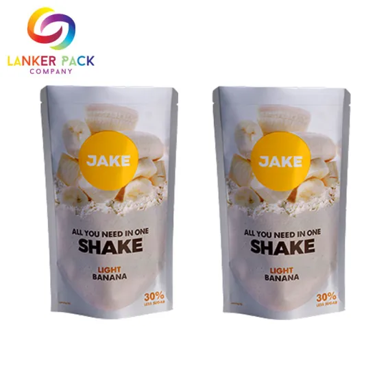 High Barrier Custom Stand Up Pouches For Snack