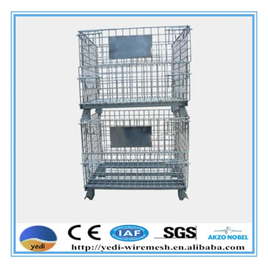 stainless steel welded wire mesh storage cage