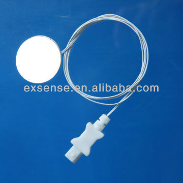 Disposable human skin temperature probe