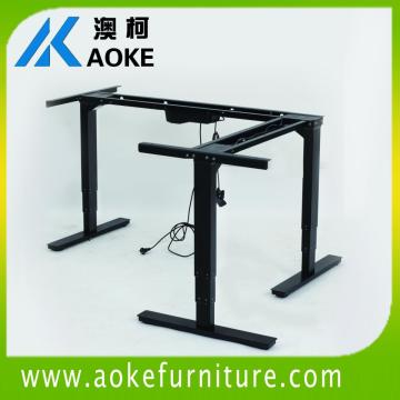 electric angle desk with L shaped design