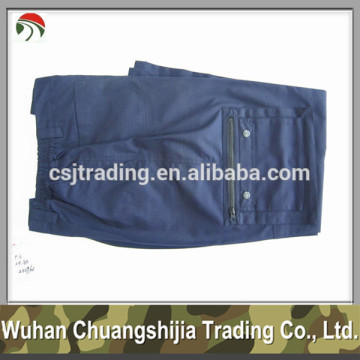 rip-stop blue military cargo pants