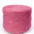 OEM ODM 9/1NM 100% poliéster hilado con núcleo teñido ecológico tejido de alta tenacidad pelo largo sensación de alpaca esponjosa técnicas OE