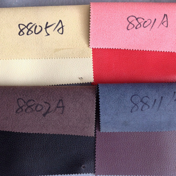 Litchi Grain Imitation Microfiber Leather For Sofa Furniture