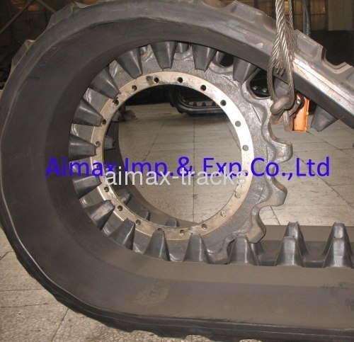 Rubber Tracks Excavator Tracks 800x150ym For Cd110r 800*150ym 