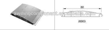 alu rolling door slat,components