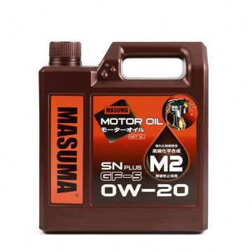 M2 0W-20 Masuma olio motore 4T completamente sintetico