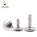 Машынны шрубавы шруб з ферменай галоўкай з прарэзам - нержавеючая сталь