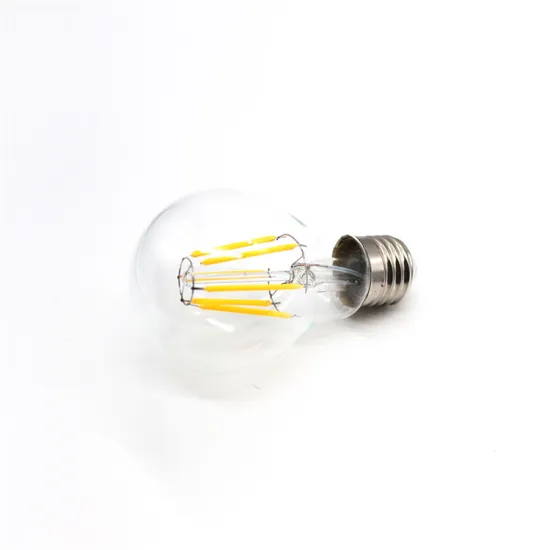 Customized E27/E26 Base LED Filament Bulb A60 A19 2W 4W 6W 8W Glass Shell