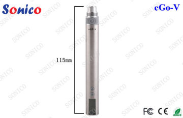 Large Vapor 650mah Ego Lcd Battery Ego-v Vaporizer , No Leaking