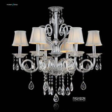 Luxury antique lampshade chandelier,residential lighting pendent lamp